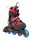 K2 Inline Skates Raider Boa (Rollen: 72mm Kugellager: ABEC: 3) schwarz/rot Kinder