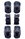 K2 Schutzausrüstung Prime Pad Set (Knieschoner, Ellbogenschützer, Handgelenkschutz) Damen - 3er Set