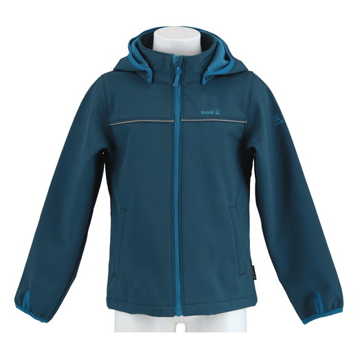 Kamik Softshelljacke Jarvis (winddicht, reflektierend) atlanticblau Kinder