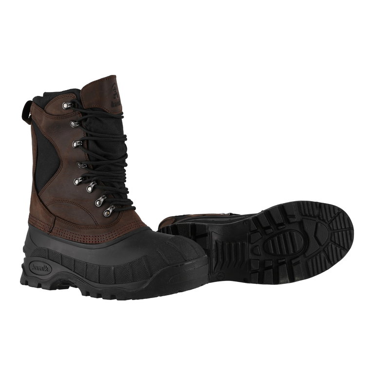Kamik Winterstiefel Cody (Premium-Nubuk-Leder, wasserdicht, Made in Canada) dunkelbraun Herren