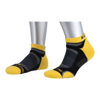 Karakal Indoorsocke X4 Trainer schwarz/gelb - 1 Paar