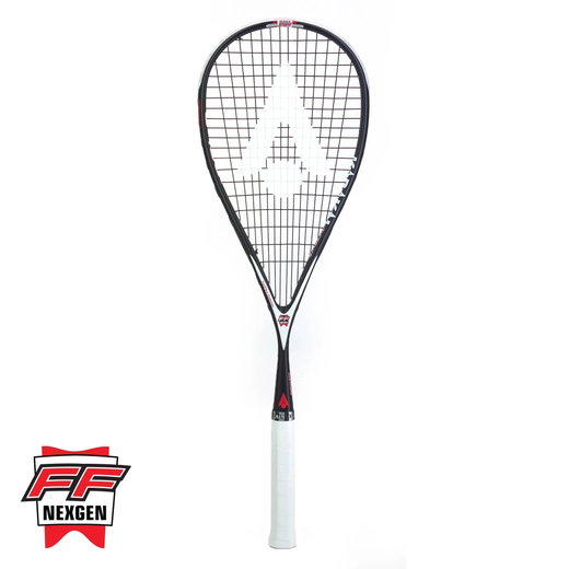 Karakal Squashschläger S 100FF 2.1 100g/kopflastig 2025 schwarz/weiss - besaitet -