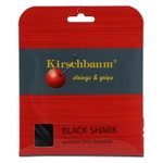 Kirschbaum Tennissaite Black Shark (Haltbarkeit+Spin) schwarz 12m Set