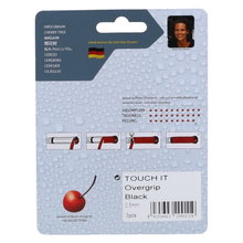 Kirschbaum Overgrip Touch it 0.5mm (ekstremalne chwytanie) czarny 3 szt.