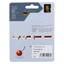 Kirschbaum Overgrip Touch it 0.5mm (ekstremalna przyczepność) biały 3 szt.
