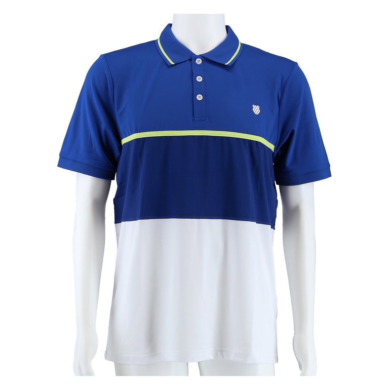 KSwiss Tennis-Polo Hypercourt Express 2 blau/weiss Herren