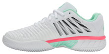 KSwiss Tennis Shoes Express Light 3 Clay/Sand Court White/Mint/Pink Ladies