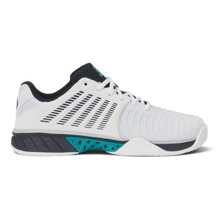 KSwiss Padel Shoes Express Light 3 white/carbon grey/blue men's