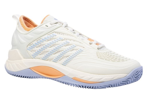 KSwiss Tennisschuhe Hypercourt Supreme 2 HB Clay/Sandplatz weiss/violett/peach Damen