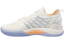 KSwiss Tennis Shoes Hypercourt Supreme 2 HB Clay/Sand Court White/Purple/Peach Ladies