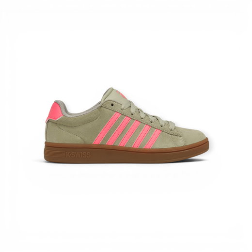 KSwiss Sneaker Court Tiebreak II SDE khaki/pink ladies