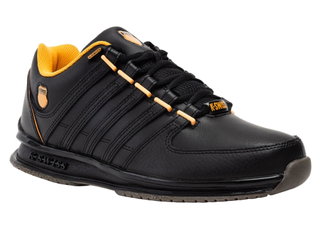 KSwiss Sneakers Rinzler skórzane 2026 czarne/pomarańczowe męskie