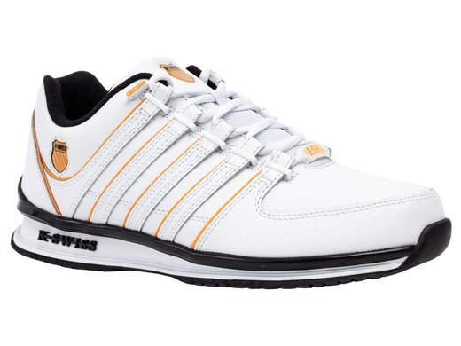KSwiss Sneaker Rinzler Leder 2026 weiss/schwarz/gelb Herren