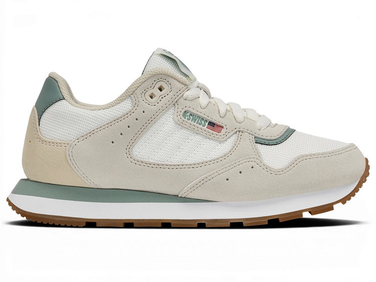 KSwiss Sneaker Vista Runner T weiss/beige/grün Damen