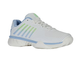 KSwiss Tennisschuhe Hypercourt Express 2 HB Clay/Sandplatz 2025 weiss/blau/grün Damen