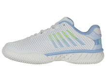 KSwiss Hypercourt Express 2 HB Tennis Shoes Clay/Sand Court 2025 White/Blue/Green Ladies