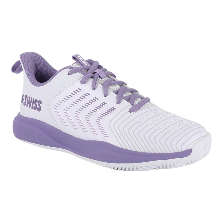 KSwiss Tennisschuhe Ultrashot Light Clay/Sandplatz 2026 weiss/lavender Damen