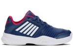 KSwiss Tennisschuhe Court Express Indoor/Carpet/Teppich opalblau/weiss Kinder
