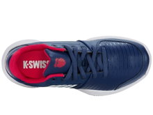 KSwiss Buty tenisowe Court Express Indoor/Wykładzina/Dywan opalowy niebieski/biały Dziecięce