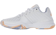 KSwiss buty tenisowe Court Express Omni Allcourt 2024 białe/fioletowe/brzoskwiniowe dziecięce