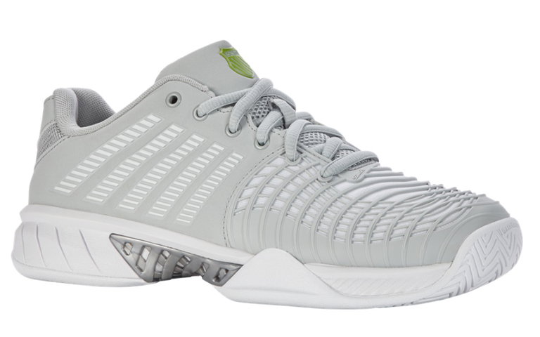 KSwiss Tennisschuhe Express Light 3 Allcourt grau/weiss/limegrün Damen