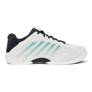 KSwiss Tennis Shoes Hypercourt Express 3 Indoor/Carpet White/Carbon/Blue Men's