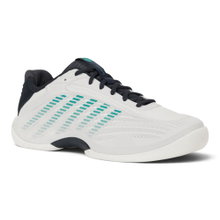 KSwiss buty tenisowe Hypercourt Express 3 do gry w hali/na dywanie/butach białe/węglowe/niebieskie męskie