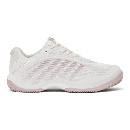 KSwiss Hypercourt Express 3 Clay/Sand Tennis Shoes White/Pink Ladies