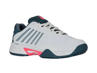 KSwiss buty tenisowe Hypercourt Express 2 Clay/Sandplatz białe/granatowe dziecięce