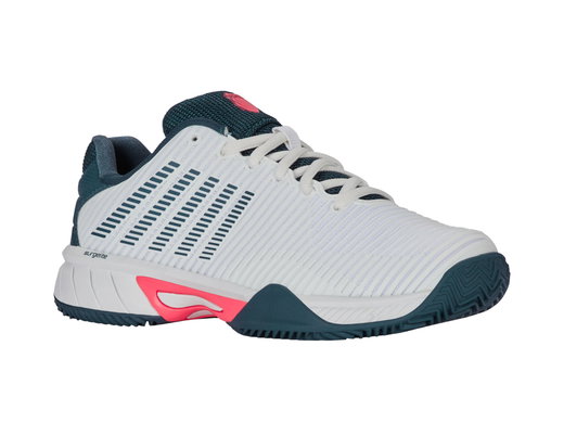 KSwiss Hypercourt Express 2 Clay/Sand Tennis Shoes White/Navy Blue Kids
