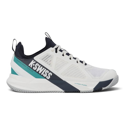 KSwiss Tennisschuhe K-Frame Speed Rublo Clay/Sandplatz 2026 weiss/carbongrau/blau Herren