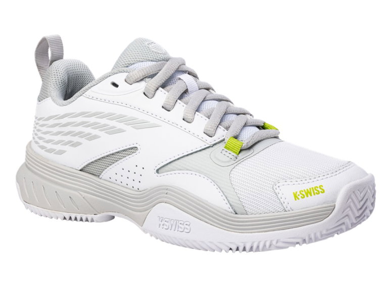 KSwiss Tennisschuhe Speedex HB Clay/Sandplatz - weiss/grau/limegrün Damen