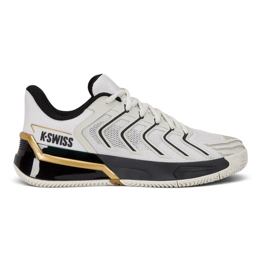 KSwiss Tennisschuhe Ultrashot 4 Clay/Sandplatz 2026 weiss/schwarz/gold Herren