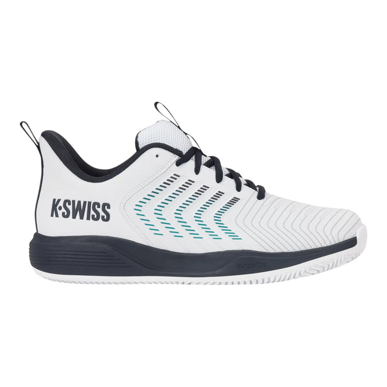 KSwiss Tennisschuhe Ultrashot Light Clay/Sandplatz 2026 weiss/carbon/blau Herren