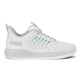 KSwiss Ultrashot Light Indoor/Carpet Tennis Shoes White/Grey Ladies