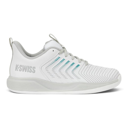 KSwiss Tennisschuhe Ultrashot Light Indoor/Carpet/Teppich weiss/grau Damen