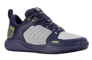 KSwiss Tennis Shoes Ultrashot Team Allcourt 2024 peacoat blue/grey/lime green Men