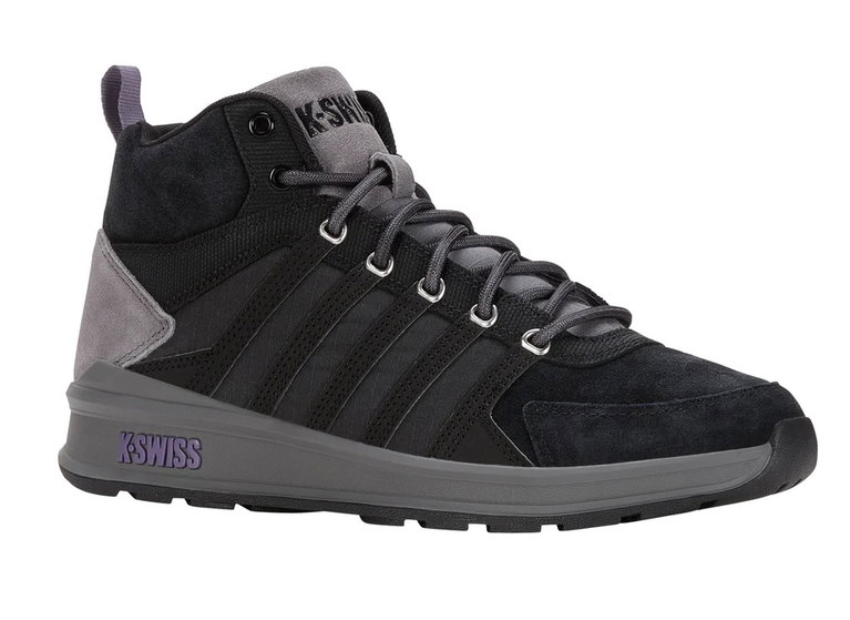 KSwiss Winterschuhe Sneaker Vista Trainer Mid (Leder) schwarz/charcoal Herren