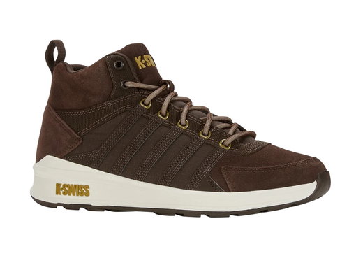 KSwiss Winterschuhe Sneaker Vista Trainer Mid (Leder) dunkelbraun/gold Herren
