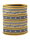 Kama multifunctional scarf (neck scarf) S35 - merino wool - yellow - 1 piece