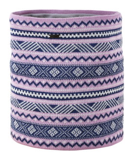 Kama Multifunktionstuch (Halstuch) S35 - Merinowolle - pink/blau - 1 Stück
