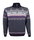 Kama Sweater Pullover 471 Half Zip mit Wintermotiv (Merinowolle-Mischung) navyblau Herren