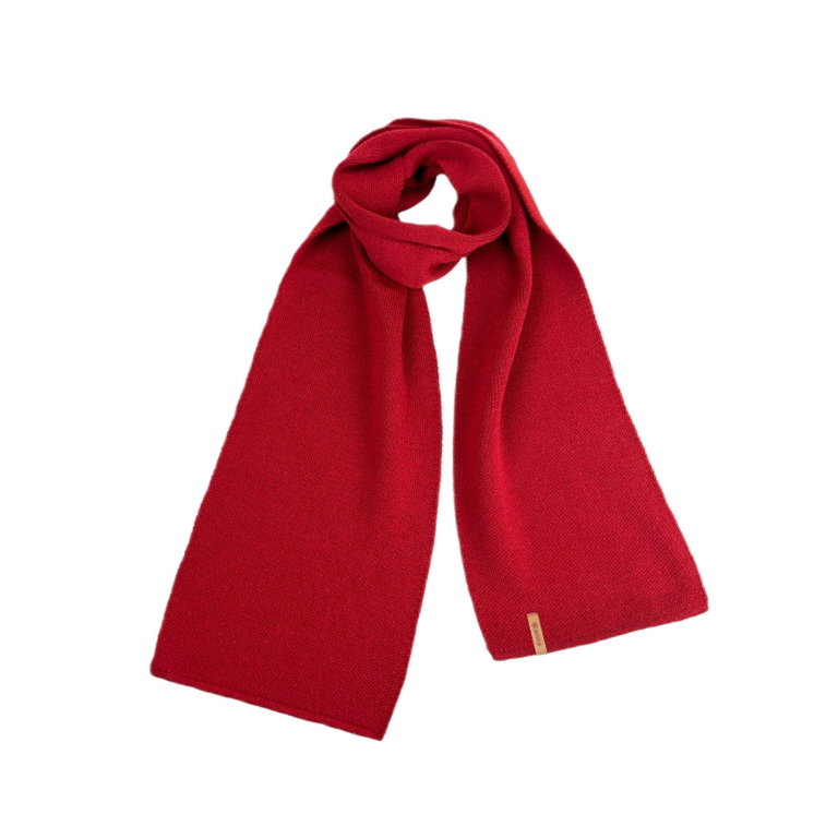 Kama Scarf (100% Merino Wool) S07 - red 170m x 22cm - 1 piece