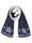 Kama Scarf (Merino Wool) S23 - navy blue/white 160cm x 25cm - 1 piece
