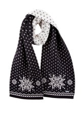 Kama Scarf (Merino Wool) S23 - black/white 160cm x 25cm - 1 piece
