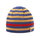 Kama knitted hat (beanie) A162 Merino - blue/red/yellow - 1 piece