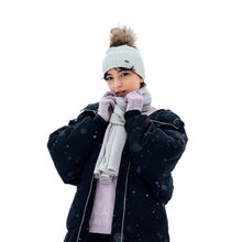 Kama knitted hat (pom-pom) A166 Merino - ladies white - 1 piece