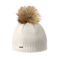 Kama Strickmütze (Bommel) A166 Merino - Damen weiss - 1 Stück