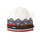 Kama knitted hat (pom-pom) A187 Merino - white/blue/red - 1 piece