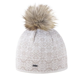 Kama Strickmütze (Bommel) A173 Merino - Damen weiss- 1 Stück